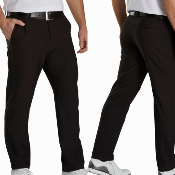 FootJoy Pants Footjoy Black Tour Golf Pants Size 34 X 34 In Tailored Fit Fj Poshmark